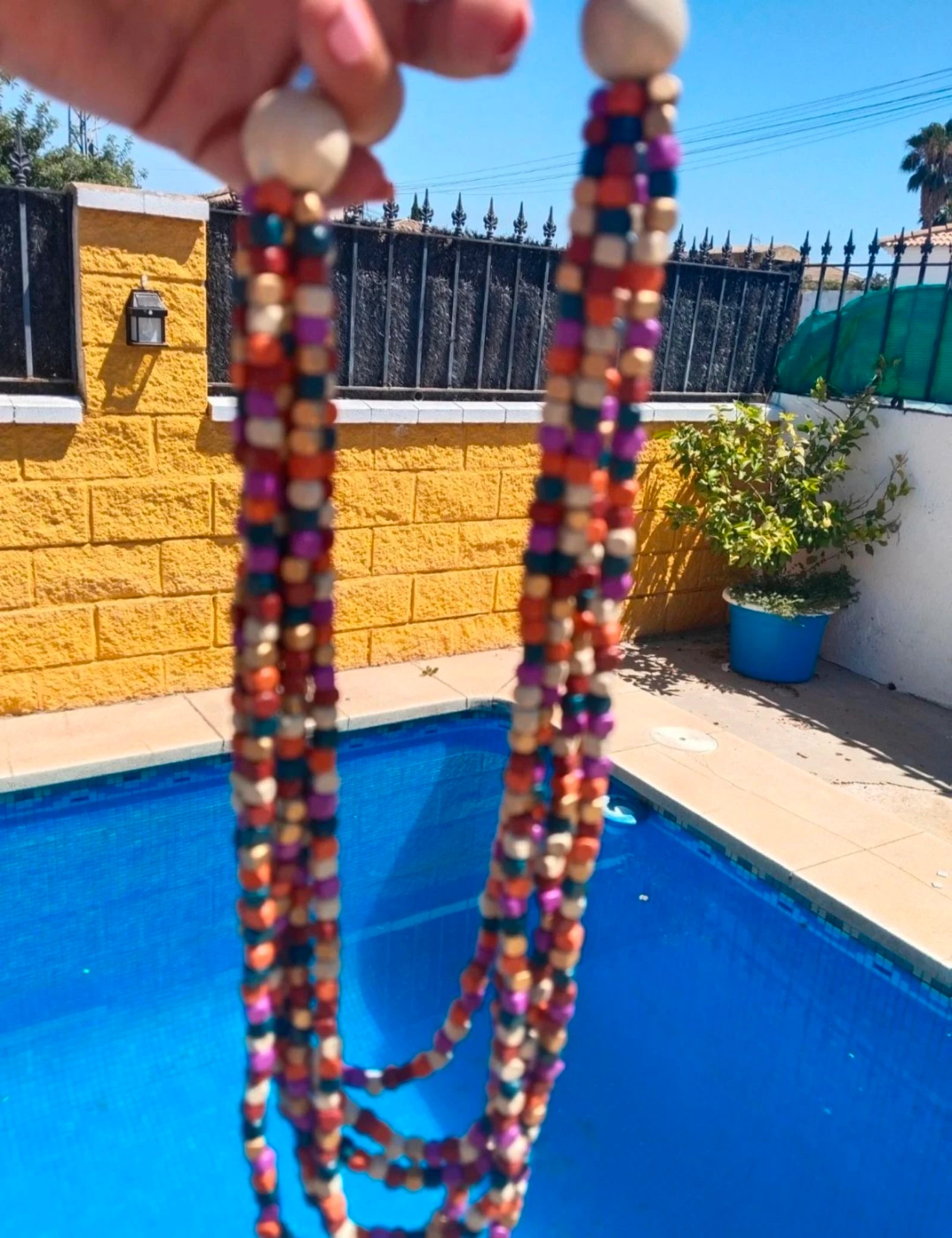 Collar multicolor de cuentas de madera 🌈 – photo 7